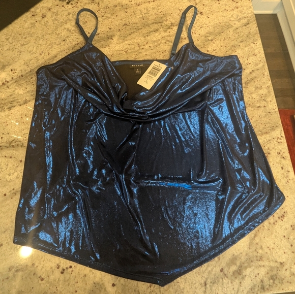 Torrid Shine Blue Cami, NWT, Size 1X - Picture 6 of 8
